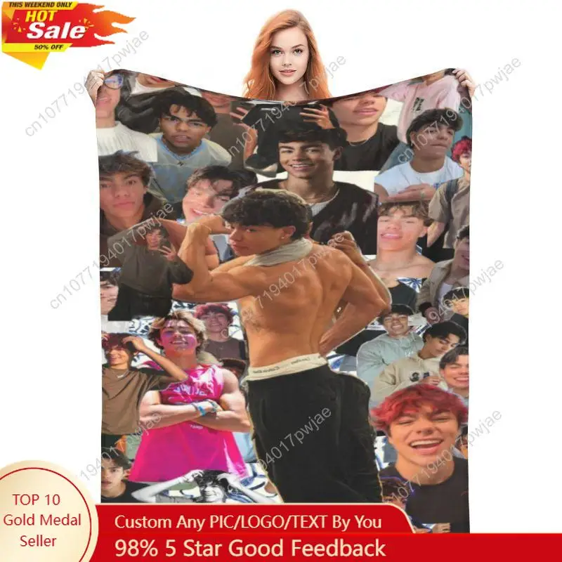 Malachi Barton Flannel Throw Blanket - Soft and Cozy All Season Blanket with Colorful Patchwork Print Malachi Custom blankets
Malachi Barton Flannel Throw Blanket - Soft and Cozy All Season Blanket with Colorful Patchwork Print Malachi Custom blankets