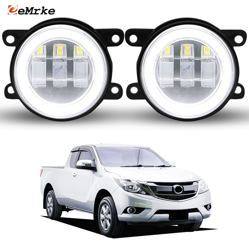 Upgrade Led Fog Lights Assembly with Lens DRL for Mazda Bt-50 UP / UR 2011-2019 Car PTF Angel Eyes Rings Daytime Running Lamp
Upgrade Led Fog Lights Assembly with Lens DRL for Mazda Bt-50 UP / UR 2011-2019 Car PTF Angel Eyes Rings Daytime Running Lamp
