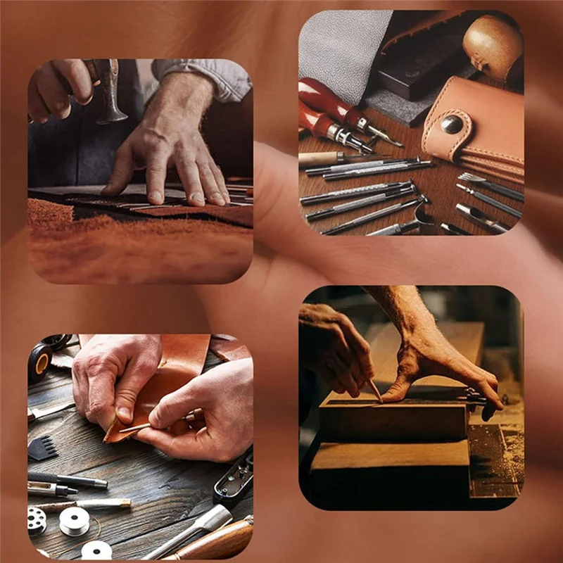 ABFM-Leather Crafthand Tools Set For Sewing Stitching Stamping Carving Leather Artwork Leather Working Tools Kits
ABFM-Leather Crafthand Tools Set For Sewing Stitching Stamping Carving Leather Artwork Leather Working Tools Kits