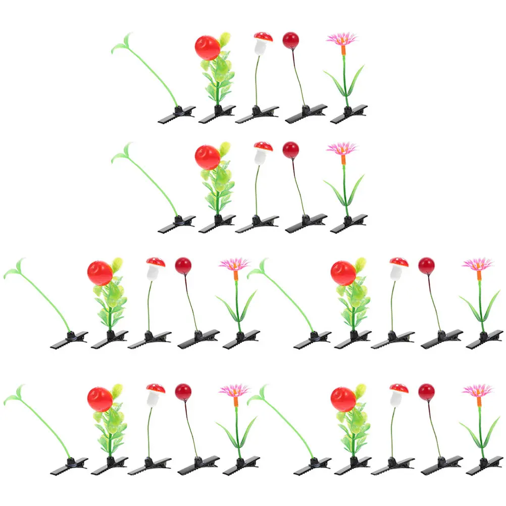 30Pcs Simulation Plant Hair Clips Creative Cute Hairpins for Leaf Sprout Flower Mushroom Barrettes Hair Accessories
30Pcs Simulation Plant Hair Clips Creative Cute Hairpins for Leaf Sprout Flower Mushroom Barrettes Hair Accessories