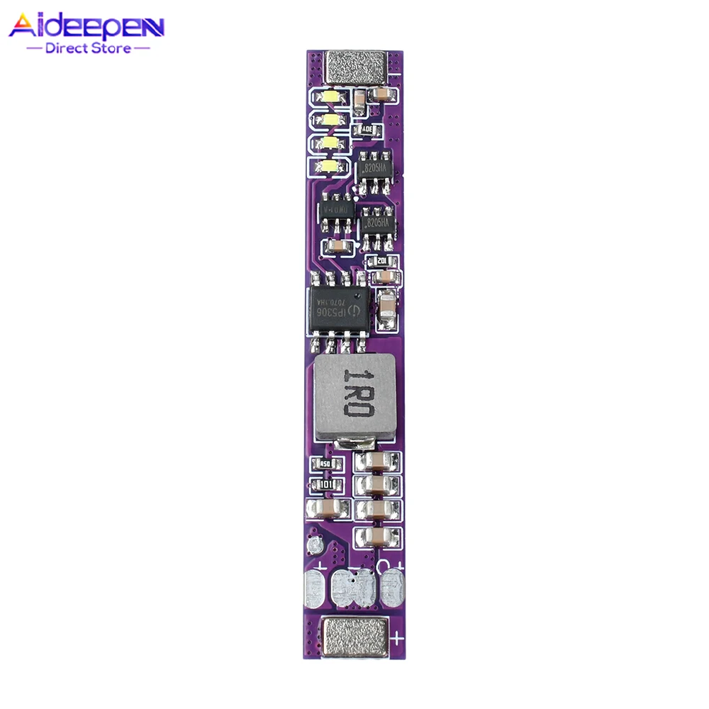 DC 5V2A Lithium Battery Charger/Discharger Protection Board 18650 Lithium Battery Boost Fast Charging Module
DC 5V2A Lithium Battery Charger/Discharger Protection Board 18650 Lithium Battery Boost Fast Charging Module