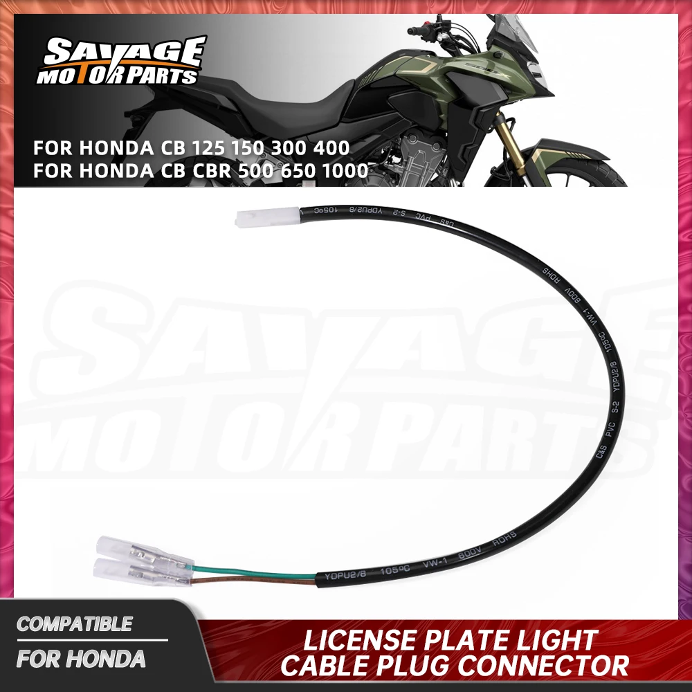 CB500X CBR650R 2023 License Plate Light Cable Plug Connector For Honda CBR1000RR CBR CB 650 500 400 300 R/F/X CB250R CB125R 2004
CB500X CBR650R 2023 License Plate Light Cable Plug Connector For Honda CBR1000RR CBR CB 650 500 400 300 R/F/X CB250R CB125R 2004