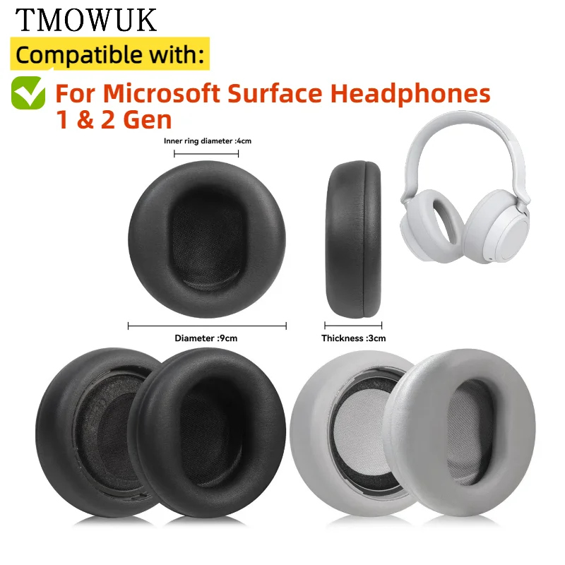 Soft Foam Protein Leather Headphone Earpads Ear Pads Compatible For Microsoft Surface Headphones 1 & 2 Gen Headset Earmuff
Soft Foam Protein Leather Headphone Earpads Ear Pads Compatible For Microsoft Surface Headphones 1 & 2 Gen Headset Earmuff