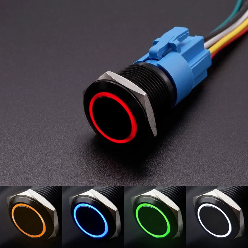 16mm 19mm 22mm Metal Push Button Switch With Fixed PC Power Supply Switches Car Engine Start Stop Backlit LED 3v 5v 6v 12v 24v
16mm 19mm 22mm Metal Push Button Switch With Fixed PC Power Supply Switches Car Engine Start Stop Backlit LED 3v 5v 6v 12v 24v