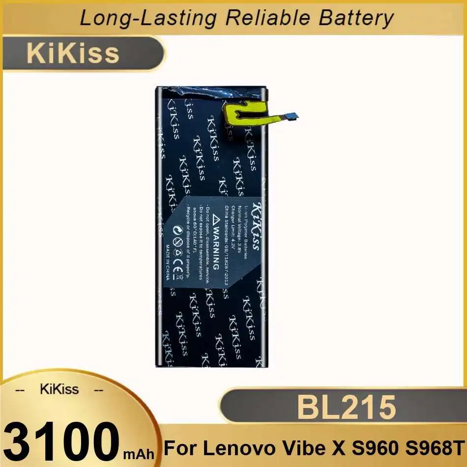 Для Lenovo Vibe X S960 S968T аккумулятор мобильного телефона 3100 мАч прочный BL215
Для Lenovo Vibe X S960 S968T аккумулятор мобильного телефона 3100 мАч прочный BL215
