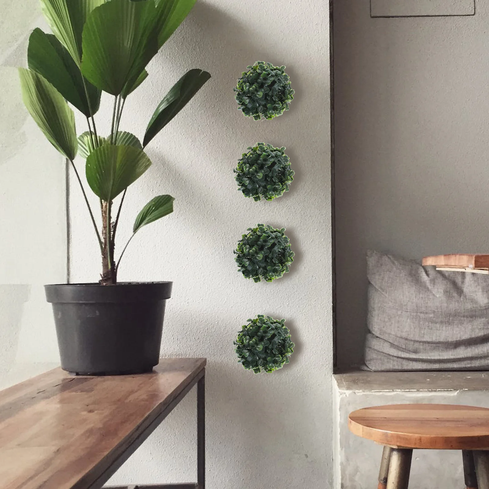 4 pcs Artificial Grass Ball Decor Lifelike Fake Green Hanging Pendant For Ceiling Indoor Outdoor Home Hotel Mall Plant Ornament
4 pcs Artificial Grass Ball Decor Lifelike Fake Green Hanging Pendant For Ceiling Indoor Outdoor Home Hotel Mall Plant Ornament