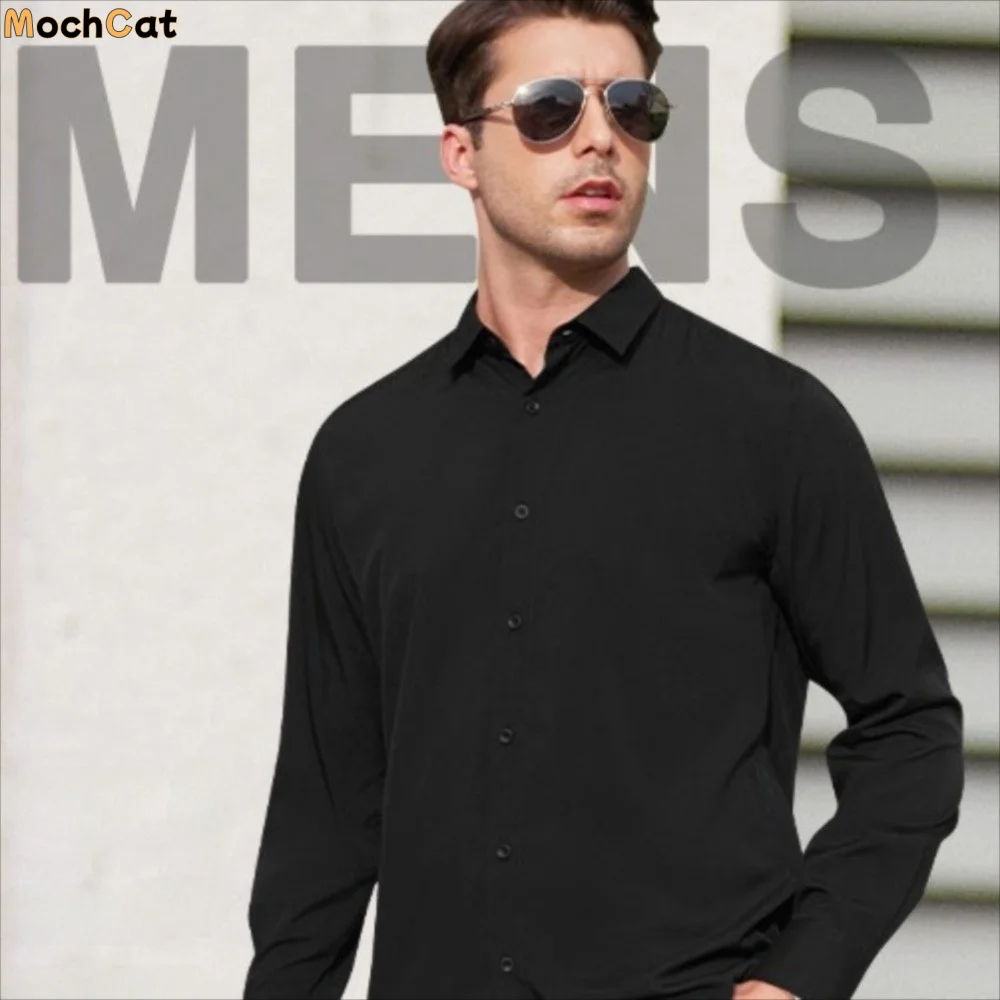 Plus Size Men's Elastic Shirt Anti-wrinkle Formal Slim Fit Long Sleeve High Elasticity Non-iron Business Casual Office Shirts
Plus Size Men's Elastic Shirt Anti-wrinkle Formal Slim Fit Long Sleeve High Elasticity Non-iron Business Casual Office Shirts