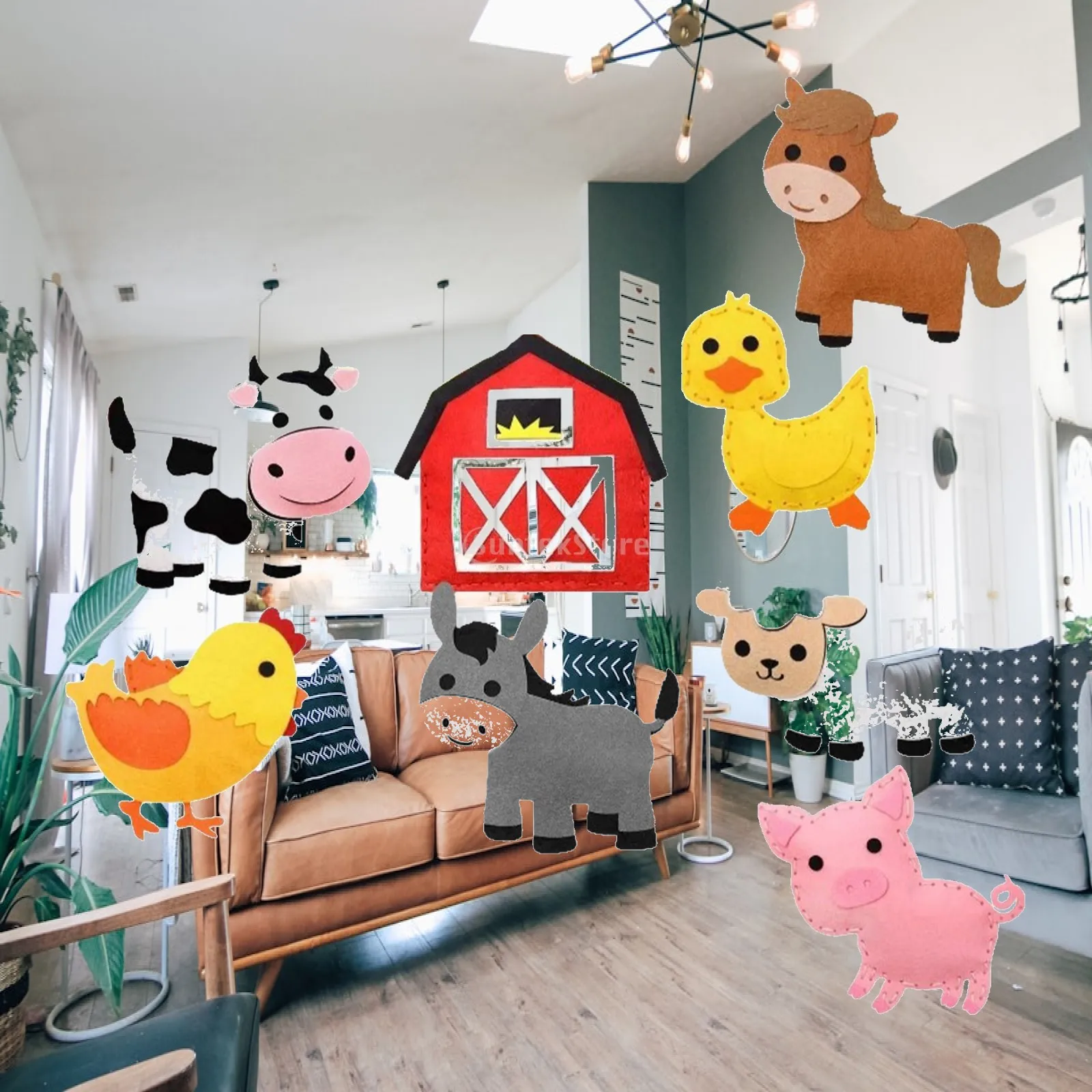Zoo Felt Animal Felt Educational Toys forest Kid Sewing Craft Felt Plush Ornaments Set for Children Beginner
Zoo Felt Animal Felt Educational Toys forest Kid Sewing Craft Felt Plush Ornaments Set for Children Beginner
