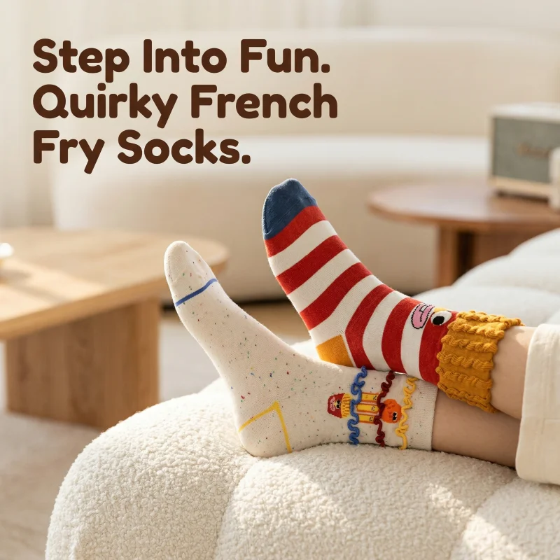 Women's Cute Cartoon Socks, Novelty Funny Striped Crew Socks,Soft Breathable Cotton Casual Socks Daily Wear,Home,Outdoor,Gift
Women's Cute Cartoon Socks, Novelty Funny Striped Crew Socks,Soft Breathable Cotton Casual Socks Daily Wear,Home,Outdoor,Gift