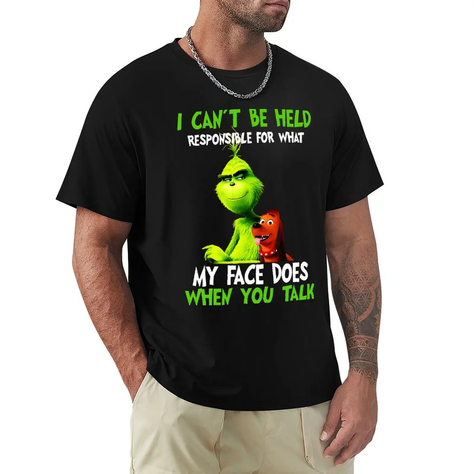 Christmas I can't be held responsible for what my face does when you talk T-Shirt Funny t-shirt street wear men clothing
Christmas I can't be held responsible for what my face does when you talk T-Shirt Funny t-shirt street wear men clothing