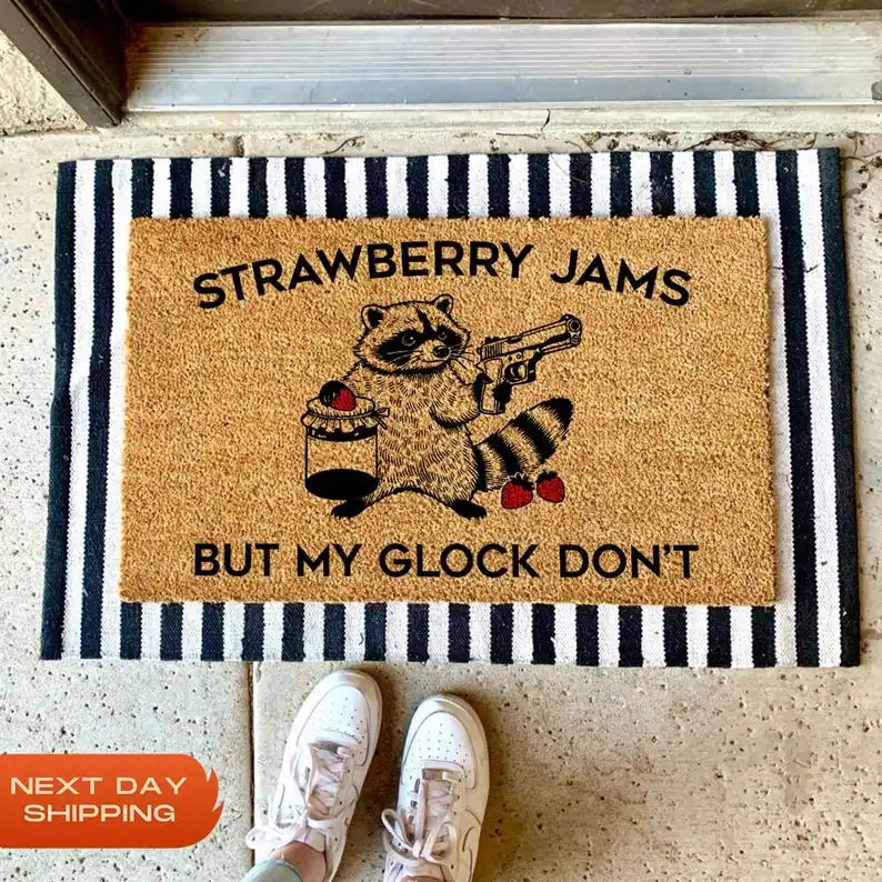 Customized Fuuny Doormat Housewarming Gifts Funny Stylish Coir Anti-slip Backing Doormat Apartment Estate Garage Decor Doormat
Customized Fuuny Doormat Housewarming Gifts Funny Stylish Coir Anti-slip Backing Doormat Apartment Estate Garage Decor Doormat