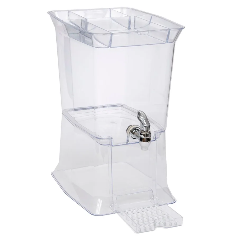 Clear Tritan 2.5 Gallon Party Top Beverage Dispenser with Drip Tray for Outdoor Gatherings, Home Use, and Catering Events BPA-F
Clear Tritan 2.5 Gallon Party Top Beverage Dispenser with Drip Tray for Outdoor Gatherings, Home Use, and Catering Events BPA-F