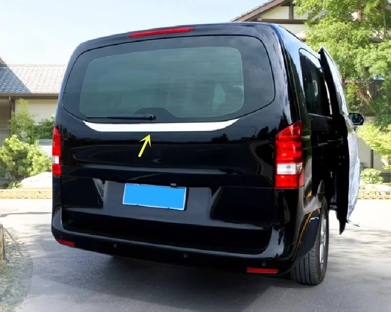 Для Mercedes-Benz Vito V260 V250 2016-2022 годов выпуска, хромированная накладка на крышку багажника из ABS-пластика, 1 шт.
Для Mercedes-Benz Vito V260 V250 2016-2022 годов выпуска, хромированная накладка на крышку багажника из ABS-пластика, 1 шт.