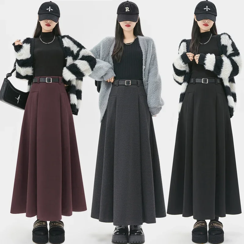 2024 New Autumn and Winter Fashionable High-end Pleated Skirt High-waisted Slim Mid-length A-line Skirt Long Skirt for Women
2024 New Autumn and Winter Fashionable High-end Pleated Skirt High-waisted Slim Mid-length A-line Skirt Long Skirt for Women