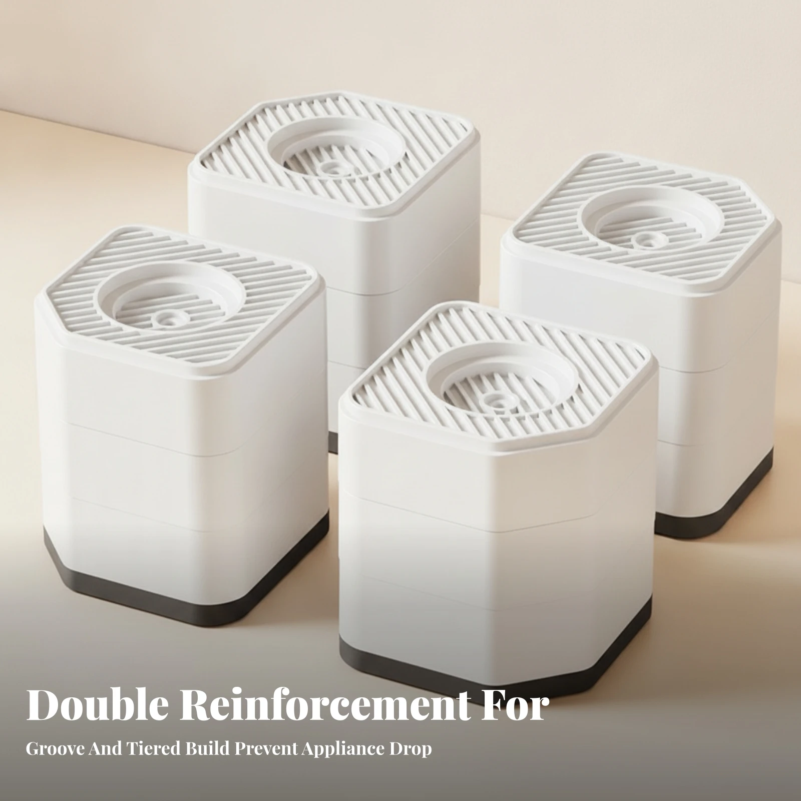 4 Pieces Molded Plastic Household Accessory Appliance Support Pad Quiet Base Shock Absorbing Anti-Slip Foot Pad
4 Pieces Molded Plastic Household Accessory Appliance Support Pad Quiet Base Shock Absorbing Anti-Slip Foot Pad
