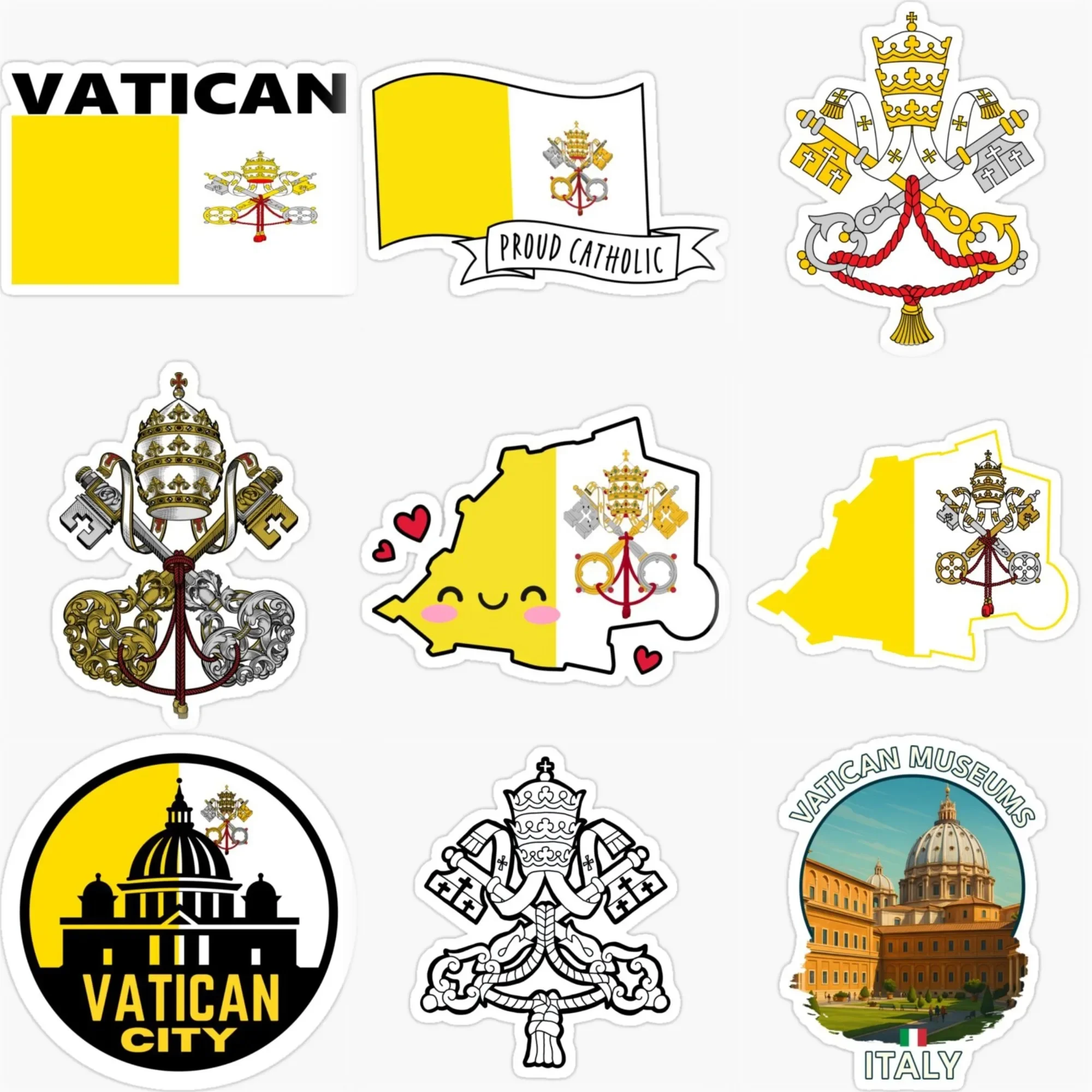 VAT Vatican Flag Map Emblem Creative Sticker Van Motorcycle Off-road Helmet Car Bicycle Decal Accessories Customizable Size
VAT Vatican Flag Map Emblem Creative Sticker Van Motorcycle Off-road Helmet Car Bicycle Decal Accessories Customizable Size