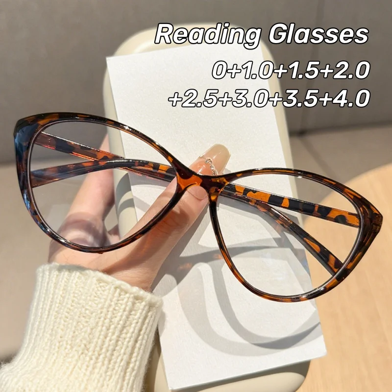 Retro Cat-Eye Presbyopia Glasses Fashionable Large-Frame High-Definition Blue Light Protection Reading Glasses for Women
Retro Cat-Eye Presbyopia Glasses Fashionable Large-Frame High-Definition Blue Light Protection Reading Glasses for Women