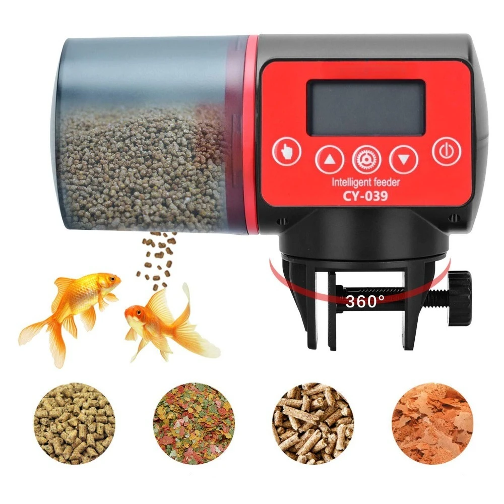 Automatic Aquarium Fish Feeder Digital Fish Tank Aquarium Food Dispenser Intelligent Timer Electric Fish Feeding Tool for Turtle
Automatic Aquarium Fish Feeder Digital Fish Tank Aquarium Food Dispenser Intelligent Timer Electric Fish Feeding Tool for Turtle