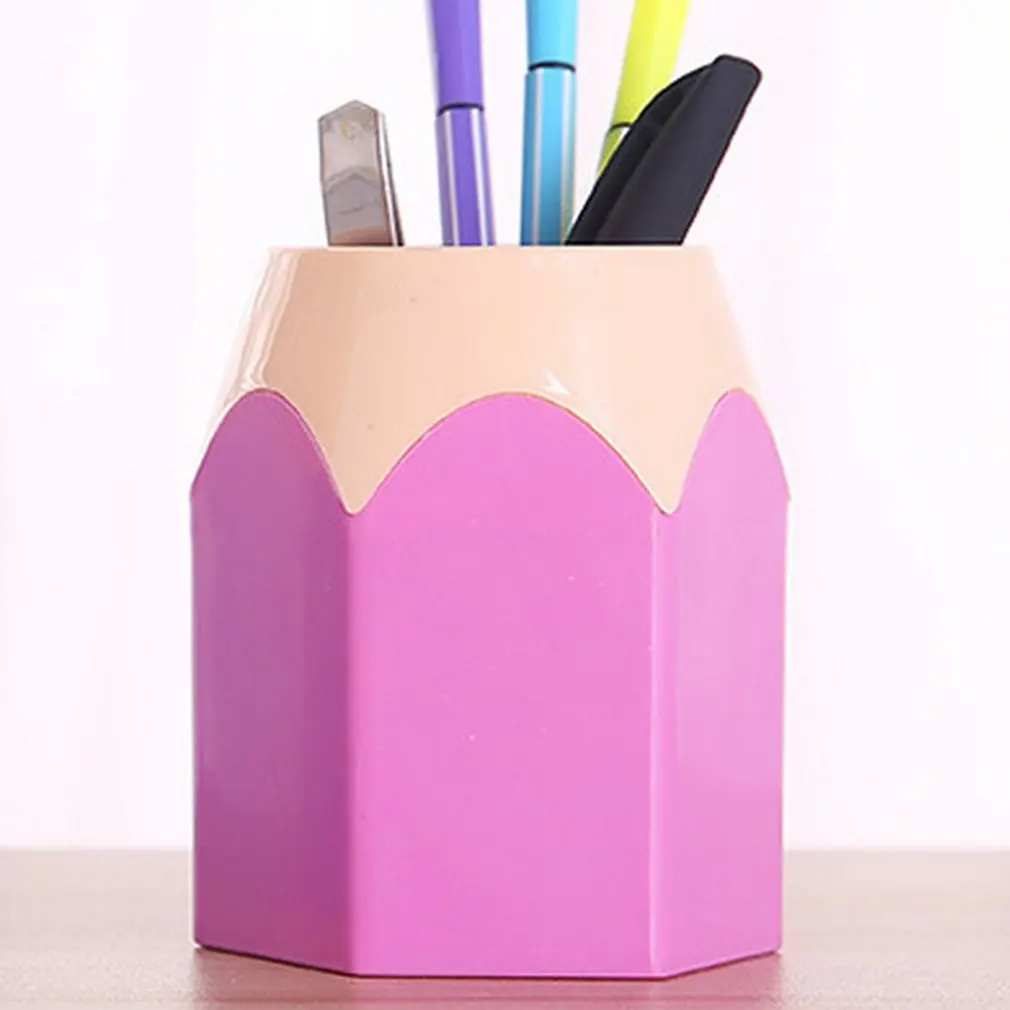 Cute Pencil Holder Desktop Storage Pen Holder, Makeup Brush Pen Holder,Vase Pencil Pot Stationery Container For Classroom Office
Cute Pencil Holder Desktop Storage Pen Holder, Makeup Brush Pen Holder,Vase Pencil Pot Stationery Container For Classroom Office