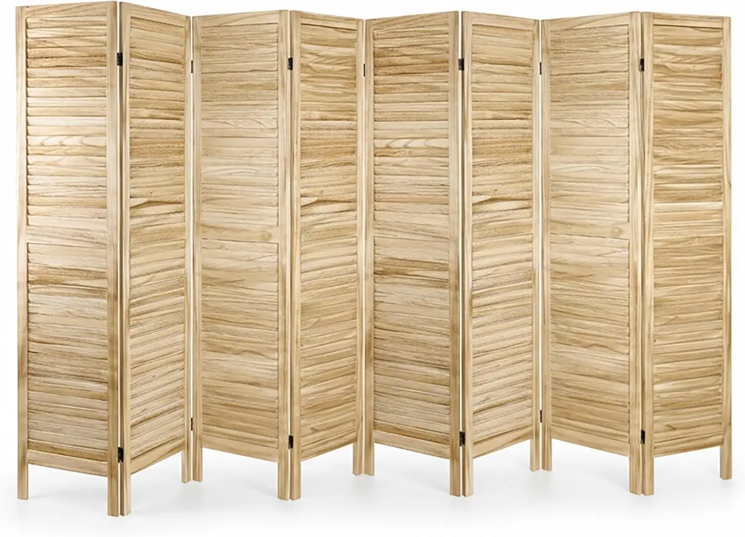 8 Panel Room Divider, 128' W x 67' H Foldable Privacy Screen, Freestanding Solid Wood Partition Wall
8 Panel Room Divider, 128' W x 67' H Foldable Privacy Screen, Freestanding Solid Wood Partition Wall