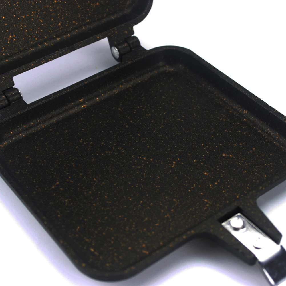 1Pcs Sandwich Bread Mold Home Gas Non-stick Frying Pan Bread Toast Pan Double Side Frying Pan(Black)
1Pcs Sandwich Bread Mold Home Gas Non-stick Frying Pan Bread Toast Pan Double Side Frying Pan(Black)