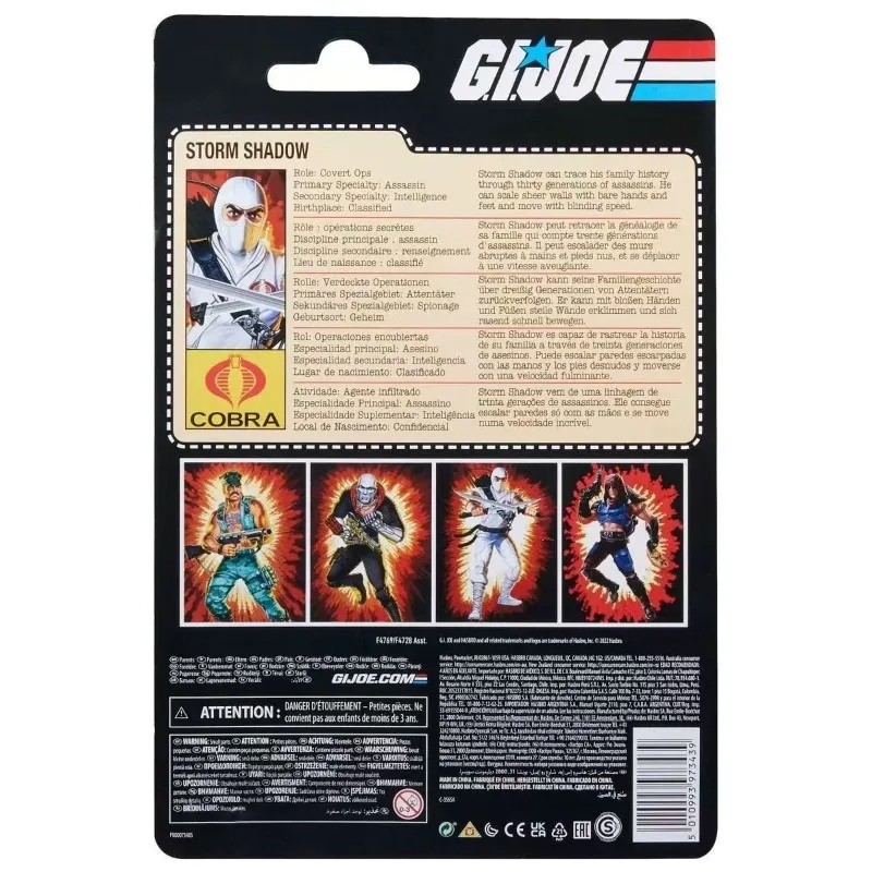 Оригинальный Hasbro G.I. Коллекционная модель аниме-фигурки Джо Классифайд Сериес Сторм Шэдоу
Оригинальный Hasbro G.I. Коллекционная модель аниме-фигурки Джо Классифайд Сериес Сторм Шэдоу