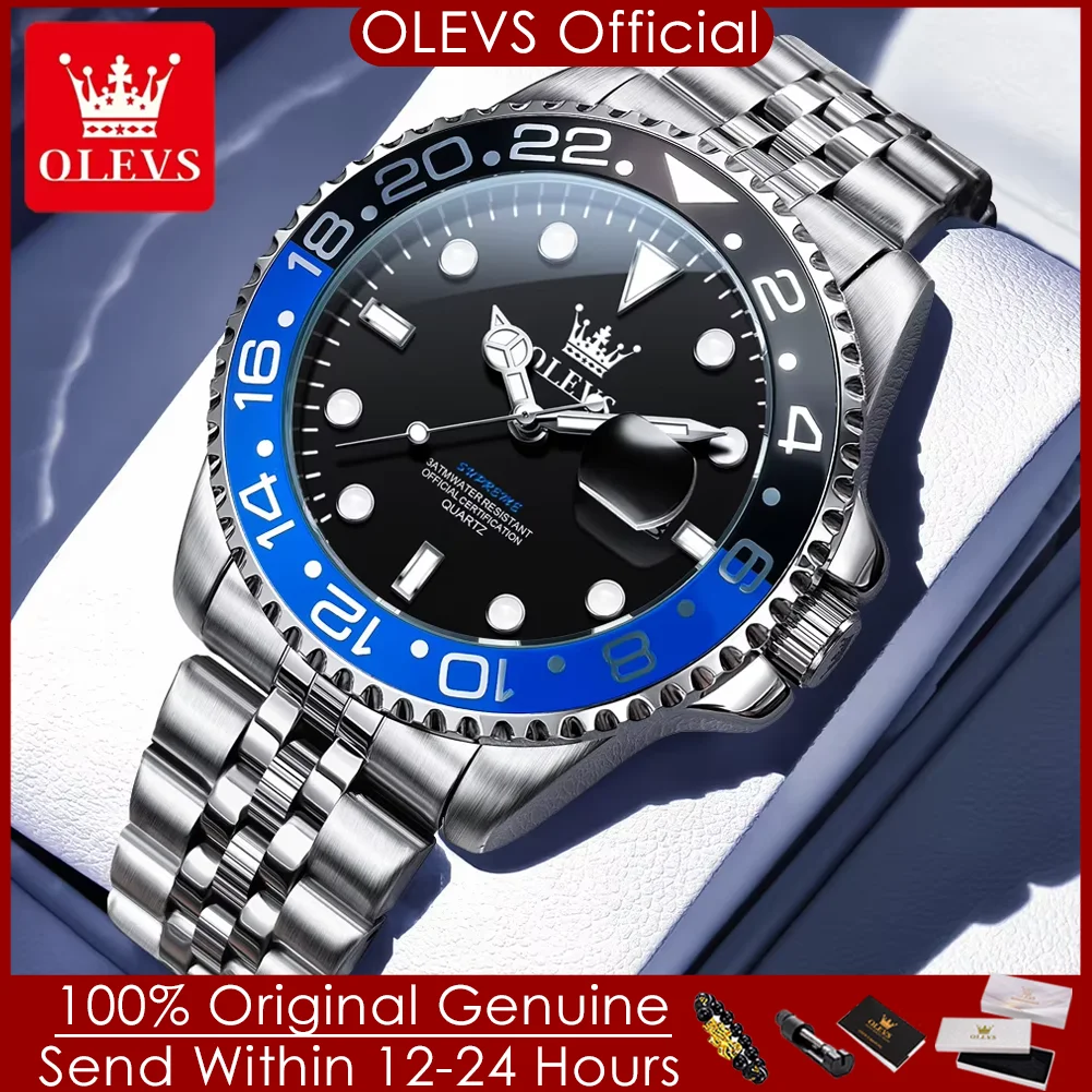 OLEVS 5657, оригинальные мужские часы, роскошные лучшие бренды, серия для дайвинга, водонепроницаемые мужские наручные часы из нержавеющей стали со светящимся календарем
OLEVS 5657, оригинальные мужские часы, роскошные лучшие бренды, серия для дайвинга, водонепроницаемые мужские наручные часы из нержавеющей стали со светящимся календарем