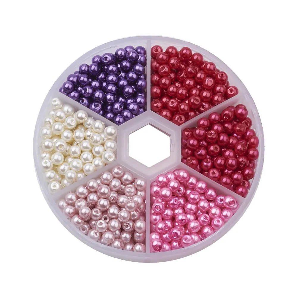 810 Pcs 4mm Colorful Pearl Glass Beads for Necklace Bracelet Cross Stitch DIY Crafts Jewelry Making Supplies Popular Accessories
810 Pcs 4mm Colorful Pearl Glass Beads for Necklace Bracelet Cross Stitch DIY Crafts Jewelry Making Supplies Popular Accessories