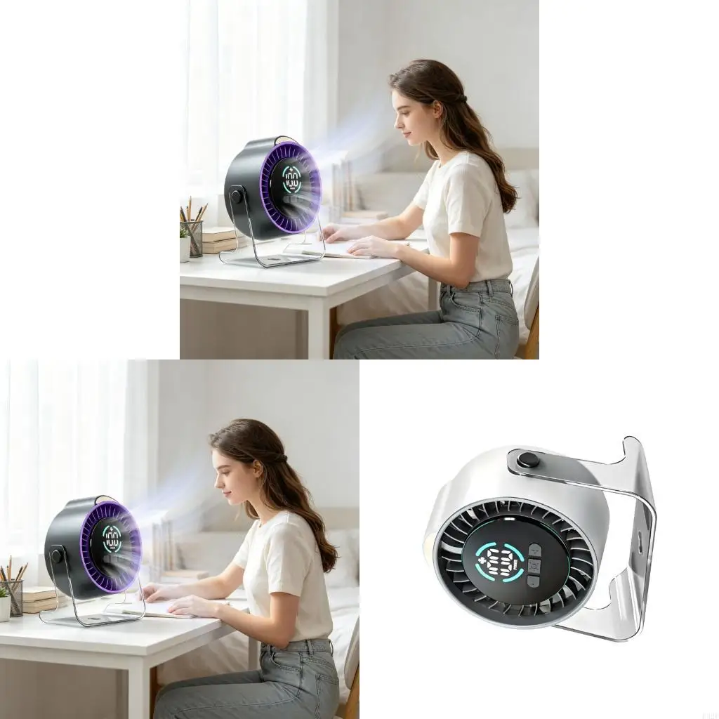 F92F Very Quiet USB Desk Fan With 100 Adjustable Speeds And LED Display For Office Home Use
F92F Very Quiet USB Desk Fan With 100 Adjustable Speeds And LED Display For Office Home Use