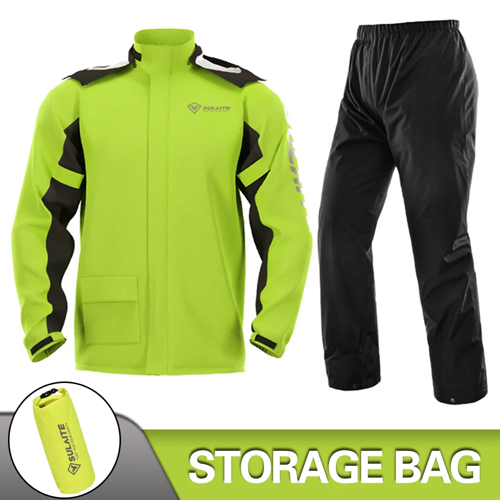 Motorcycle Raincoat Suit Jacket Pants Rainstorm Prevention Camping Hiking Fishing Raincoat Motorcyclist Rider Rain Moto Raincoat
Motorcycle Raincoat Suit Jacket Pants Rainstorm Prevention Camping Hiking Fishing Raincoat Motorcyclist Rider Rain Moto Raincoat