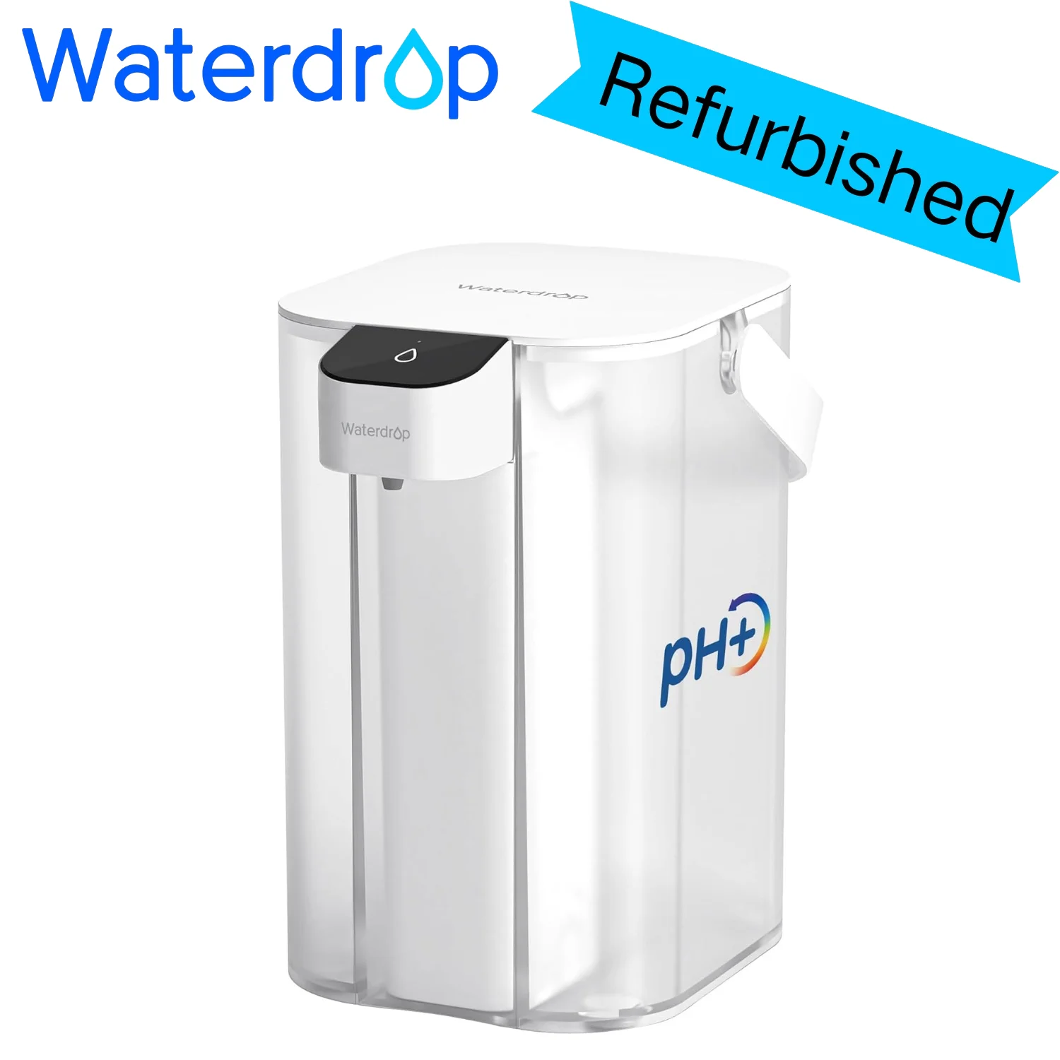 Waterdrop ED01AW Electric Water Filter Pitcher, Alkaline Rechargeable Water Dispenser, with 1 Filter(Refurbished)
Waterdrop ED01AW Electric Water Filter Pitcher, Alkaline Rechargeable Water Dispenser, with 1 Filter(Refurbished)