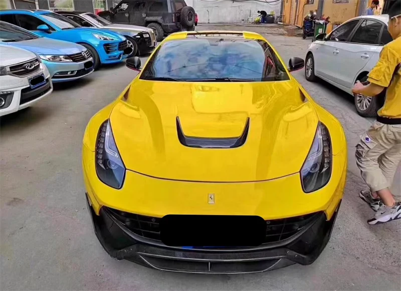 Used for Ferrari F12 Upgrade DMC Style Forged Front Lip Side Skirt Rear Diffuser Spoiler Hood Decoration Body Kit
Used for Ferrari F12 Upgrade DMC Style Forged Front Lip Side Skirt Rear Diffuser Spoiler Hood Decoration Body Kit