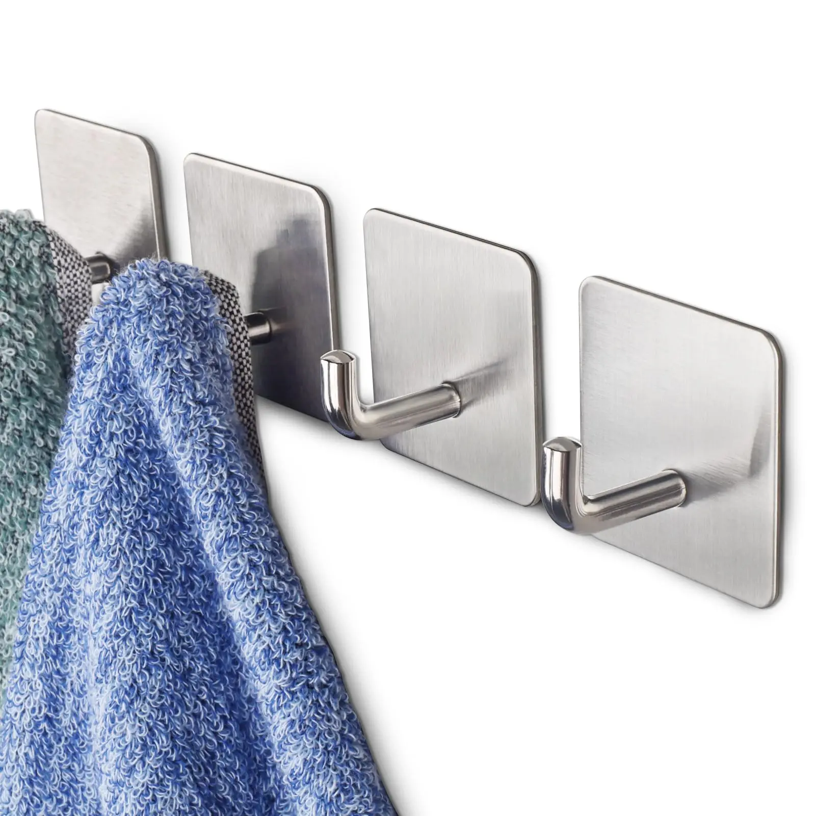 Heavy Duty Adhesive Hooks,Stick on Wall,Towel, Door Waterproof,Stainless Steel Holders for Hanging Clothes,Bathroom Hook,1 Pack
Heavy Duty Adhesive Hooks,Stick on Wall,Towel, Door Waterproof,Stainless Steel Holders for Hanging Clothes,Bathroom Hook,1 Pack