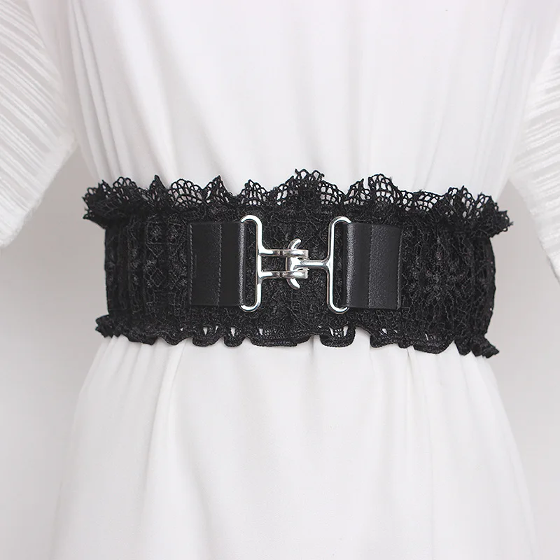 Lace waistband: women's jacket with elastic corset, dress shirt, wide belt decoration, fashionable and versatile
Lace waistband: women's jacket with elastic corset, dress shirt, wide belt decoration, fashionable and versatile