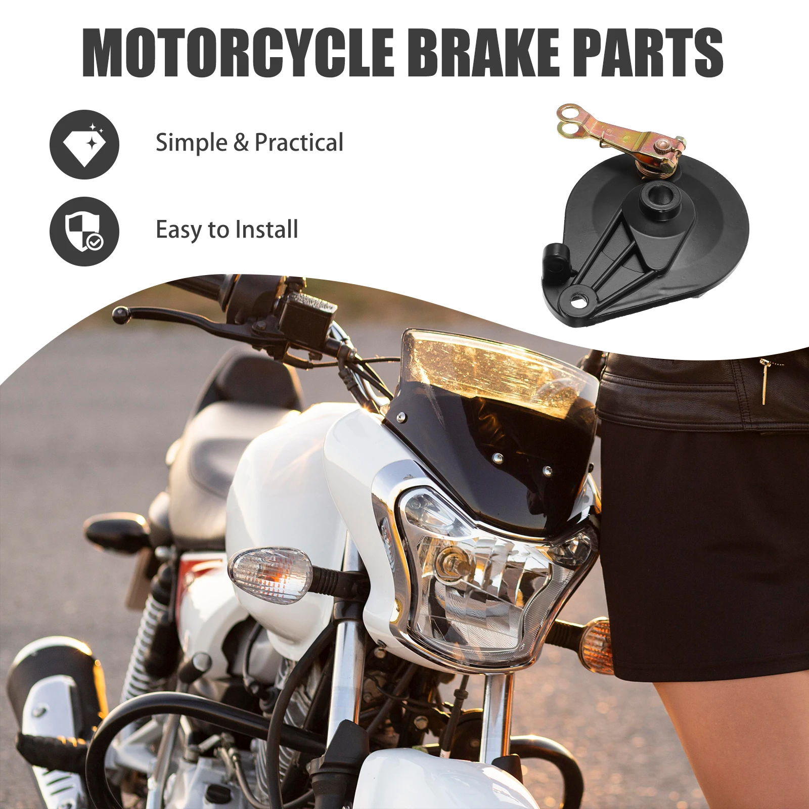 Rear Drum Brake Assembly Electric Motorcycle Part Durable Wear-Resistant Compact Lightweight Practical Design Motorbike
Rear Drum Brake Assembly Electric Motorcycle Part Durable Wear-Resistant Compact Lightweight Practical Design Motorbike