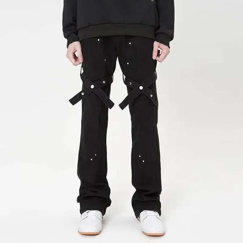 High Quality Men's Fashion Jeans American High Street Fashion Brand Spring Micro-cropped Jeans Black Slim Leg Pants
High Quality Men's Fashion Jeans American High Street Fashion Brand Spring Micro-cropped Jeans Black Slim Leg Pants