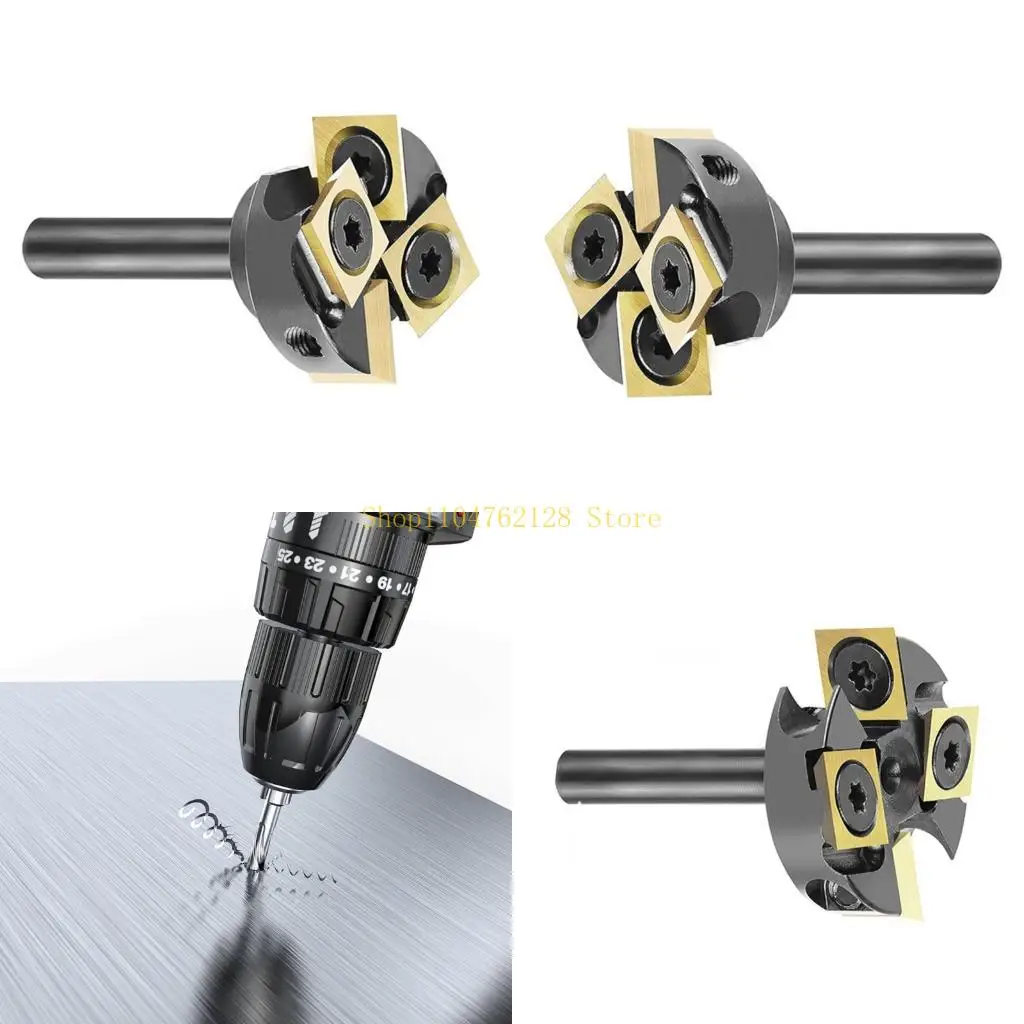 High Efficiency Alloys Surfacing Router Bit 1/4" Shank 4 Flute Design Spoilboard Flattening Tool For Wood Processing best sale
High Efficiency Alloys Surfacing Router Bit 1/4" Shank 4 Flute Design Spoilboard Flattening Tool For Wood Processing best sale