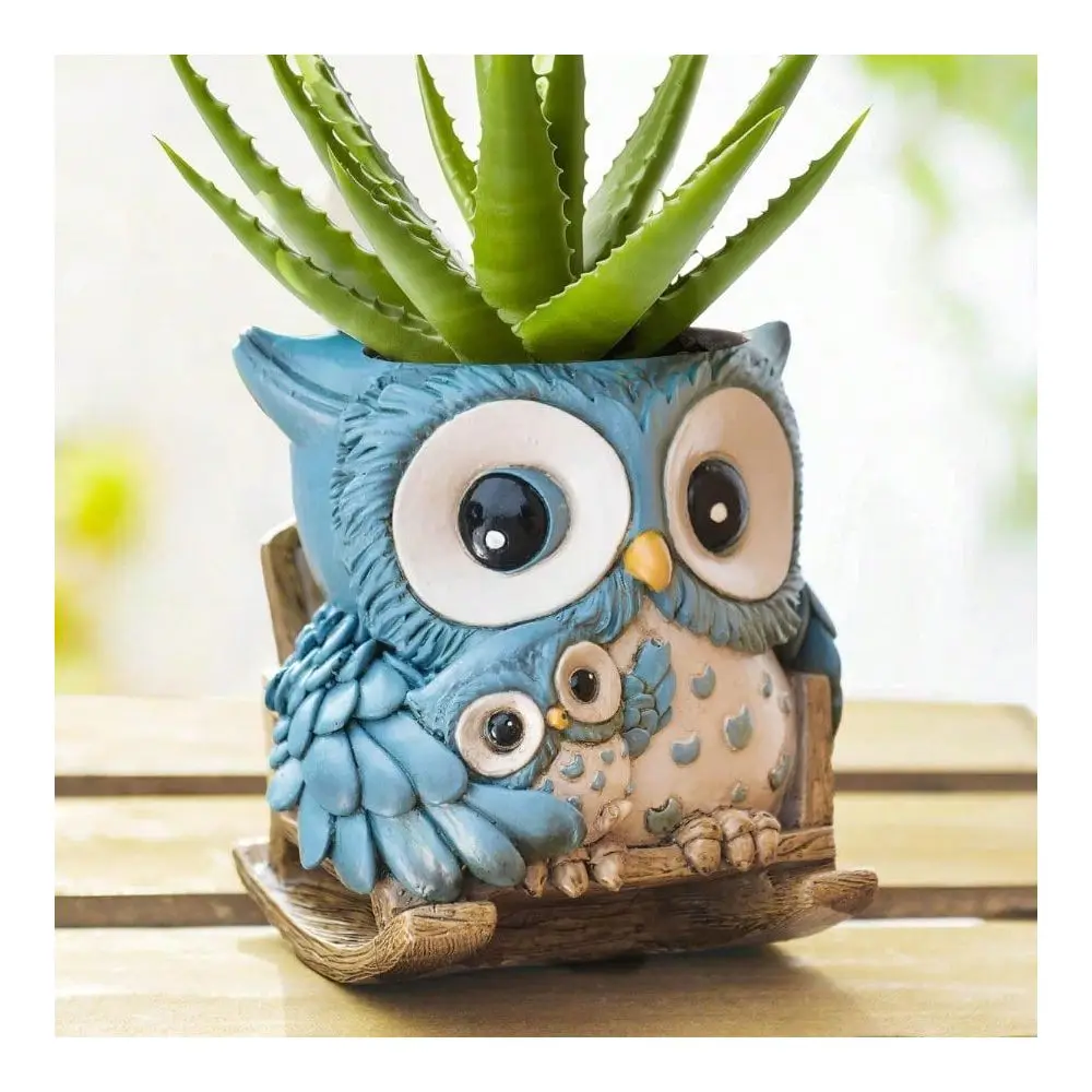 Unique Owl Plant Pots Indoor Cute Small Succulent Pots With Drainage Hole Rocking Chair Planters For Outdoor Indoor Plants Resi
Unique Owl Plant Pots Indoor Cute Small Succulent Pots With Drainage Hole Rocking Chair Planters For Outdoor Indoor Plants Resi