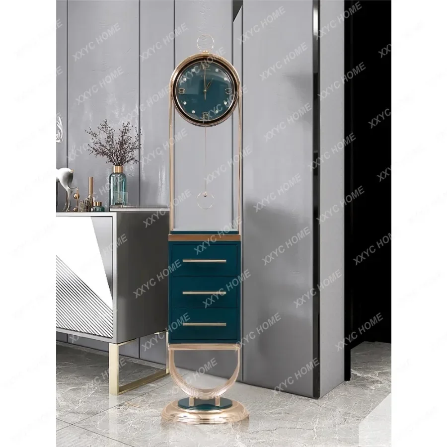 Modern Light Luxury the Grandfather Clock Living Room Corner Cabinet TV Cabinet next to the Decoration Clock
Modern Light Luxury the Grandfather Clock Living Room Corner Cabinet TV Cabinet next to the Decoration Clock