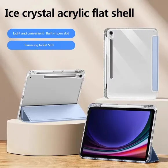 Acrylic Clear Case For Samsung Galaxy Tab S10 FE 2025 SM-X520 X526B S10Plus S10+ S9 FE Plus A9 S8 S7 FE S6 Lite With Pen Slot
Acrylic Clear Case For Samsung Galaxy Tab S10 FE 2025 SM-X520 X526B S10Plus S10+ S9 FE Plus A9 S8 S7 FE S6 Lite With Pen Slot