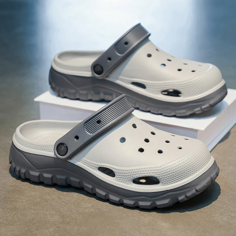 Men's Summer 2026 New Driving Two-Purpose Thick Bottom Head Covering Clog Shoes Anti-Slip Deodorant Casual EVA Material
Men's Summer 2026 New Driving Two-Purpose Thick Bottom Head Covering Clog Shoes Anti-Slip Deodorant Casual EVA Material