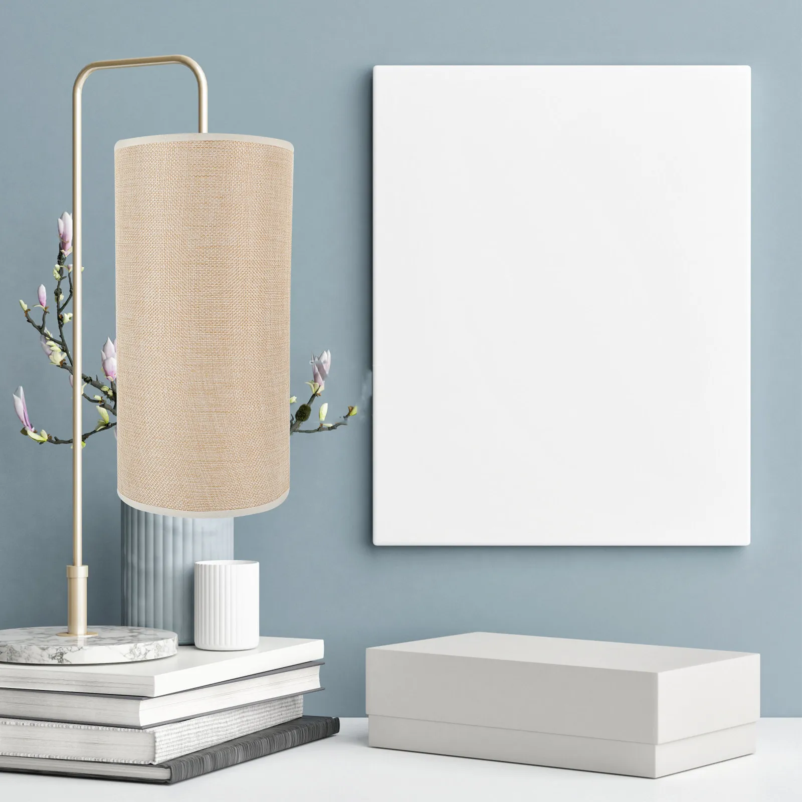 Natural Linen Floor Lamp Shade Cover Barrel Drum Lampshade Light Accessory for Indoor Floor Lights Vintage Style Lamp Cover
Natural Linen Floor Lamp Shade Cover Barrel Drum Lampshade Light Accessory for Indoor Floor Lights Vintage Style Lamp Cover
