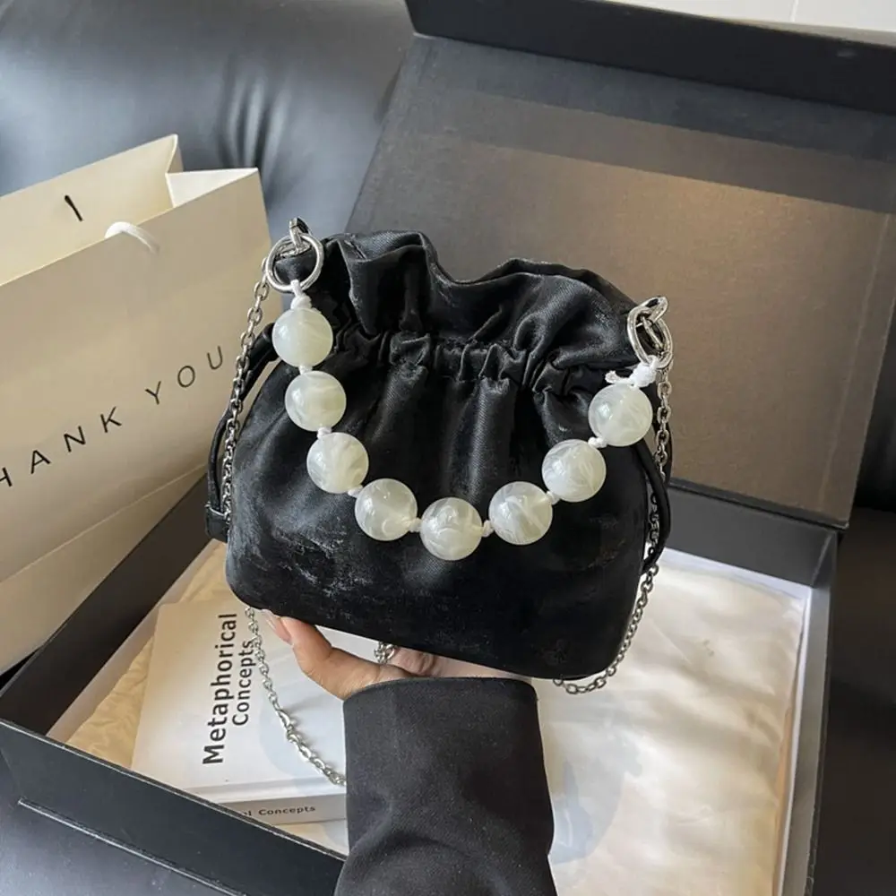 Retro Bead Drawstring Bag Hanfu Handbag Shoulder Bag Pu Bucket Bag Ancient Style Chinese Chain Crossbody Bag Travel
Retro Bead Drawstring Bag Hanfu Handbag Shoulder Bag Pu Bucket Bag Ancient Style Chinese Chain Crossbody Bag Travel