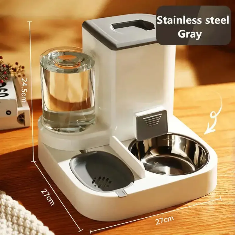 Factory Wholesale Nonslip Automatic Pet Food Feeders Water Dispenser 2 in 1 Dog Cat Bowls Drinking Fountain
Factory Wholesale Nonslip Automatic Pet Food Feeders Water Dispenser 2 in 1 Dog Cat Bowls Drinking Fountain