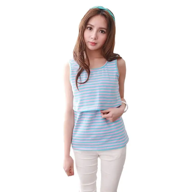 Summer Maternity Camisole Good Stretch Cotton Nursing Tank Top Sleeveless Breastfeeding Vest
Summer Maternity Camisole Good Stretch Cotton Nursing Tank Top Sleeveless Breastfeeding Vest