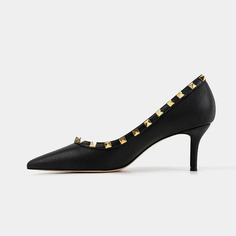 Popular Pointed Toe Patent Leather rivet Stud High Heels Sexy Shoes Banquet Party WeddingShoes Nightclub High Heels Women Shoes
Popular Pointed Toe Patent Leather rivet Stud High Heels Sexy Shoes Banquet Party WeddingShoes Nightclub High Heels Women Shoes