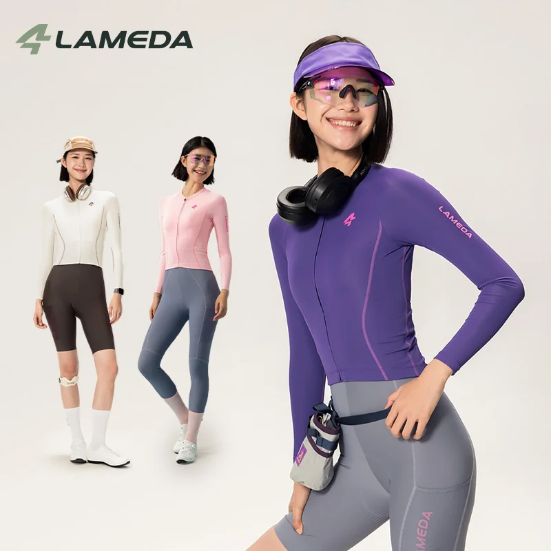 LAMEDA Cycling Jersey Women Wind-Chasing Long Sleeves Top Summer Sun Protection Breathability Lightweight Bike Cycling Clothes
LAMEDA Cycling Jersey Women Wind-Chasing Long Sleeves Top Summer Sun Protection Breathability Lightweight Bike Cycling Clothes