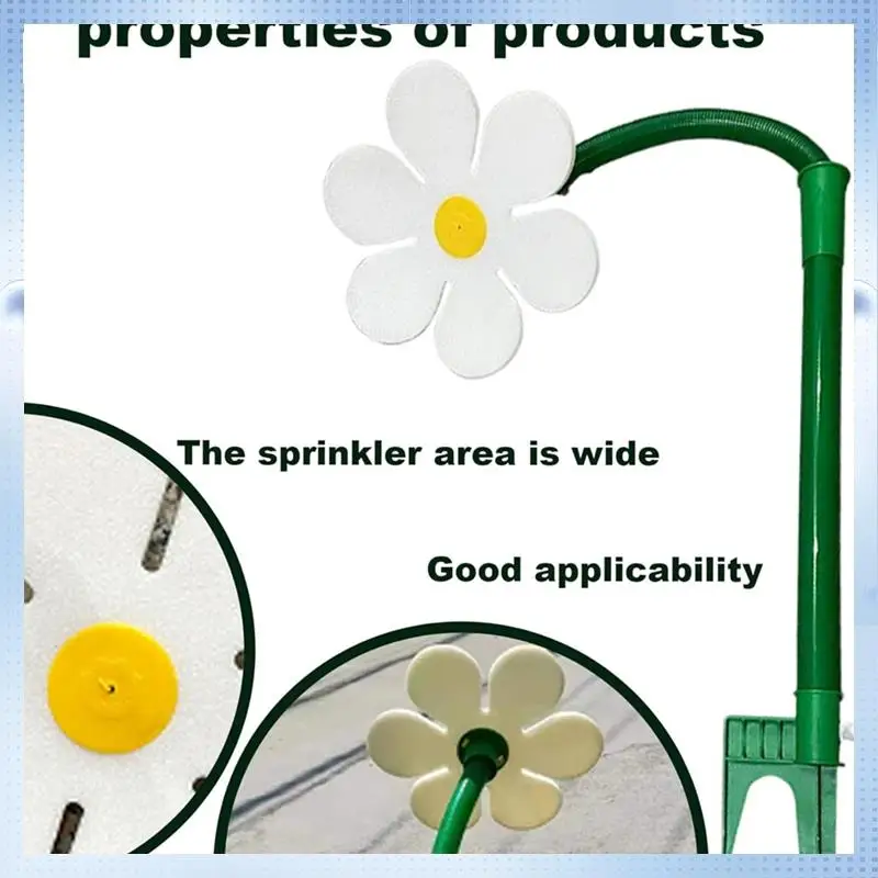 AD-Dancing Daisy Sprinkler Lawn Watering Sprinkler Sprayer, Suitable For Garden Watering Garden Irrigation Tool
AD-Dancing Daisy Sprinkler Lawn Watering Sprinkler Sprayer, Suitable For Garden Watering Garden Irrigation Tool