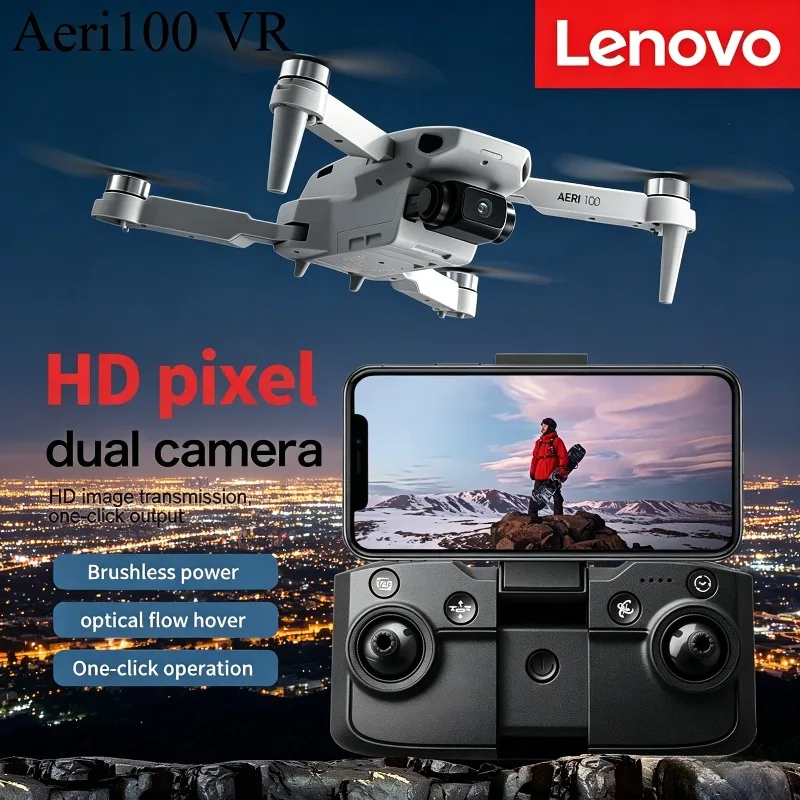 Lenovo Aeri100VR 8K Drone, Professional Remote Control Helicopter Plane RC Dron With Screen Quadcopter Toys Gift for Kids.
Lenovo Aeri100VR 8K Drone, Professional Remote Control Helicopter Plane RC Dron With Screen Quadcopter Toys Gift for Kids.