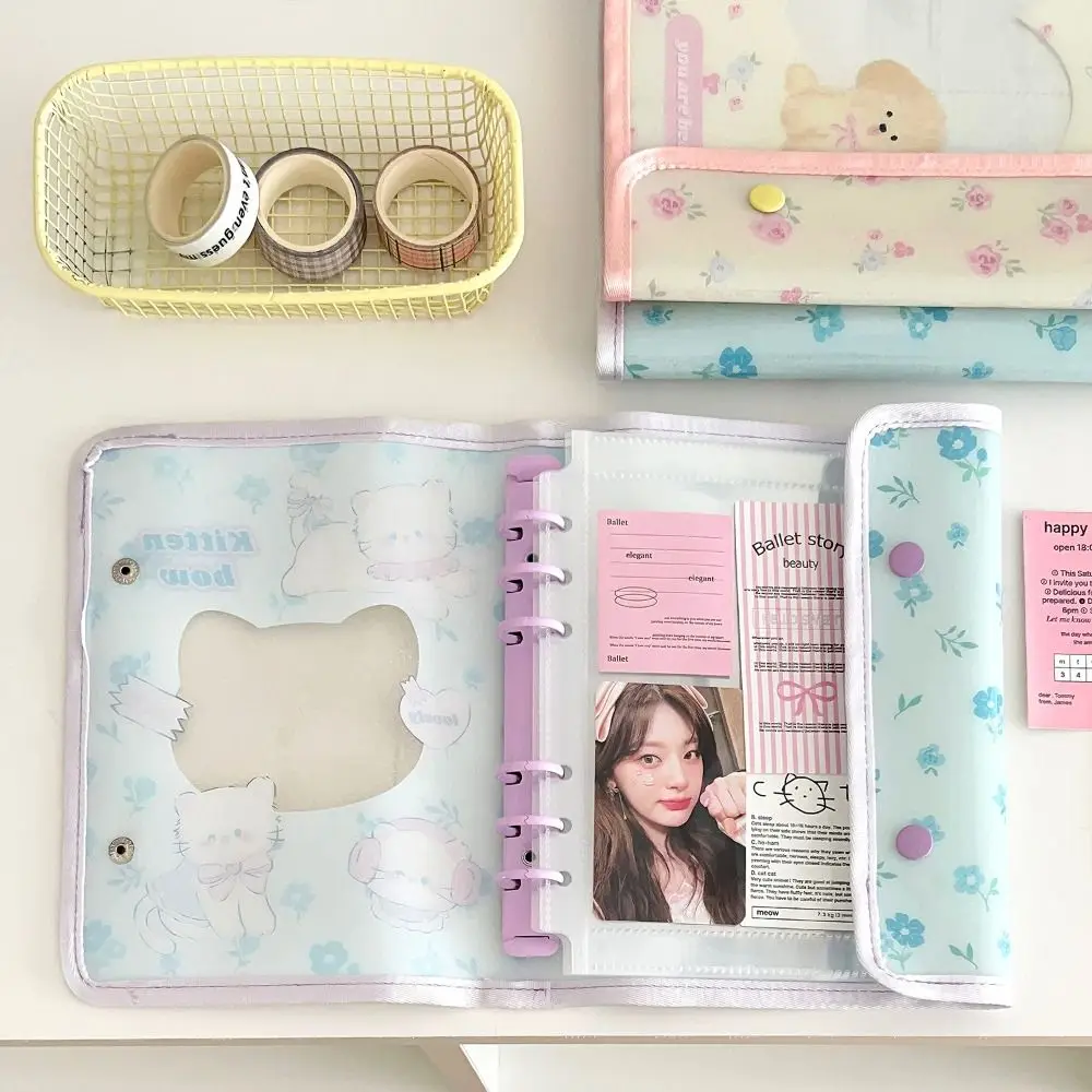PVC A5 A6 Binder Photocard Holder Replaceable Card Binders Photocards Scrapbook Cartoon Journal Notebook Photo Booth Frames
PVC A5 A6 Binder Photocard Holder Replaceable Card Binders Photocards Scrapbook Cartoon Journal Notebook Photo Booth Frames
